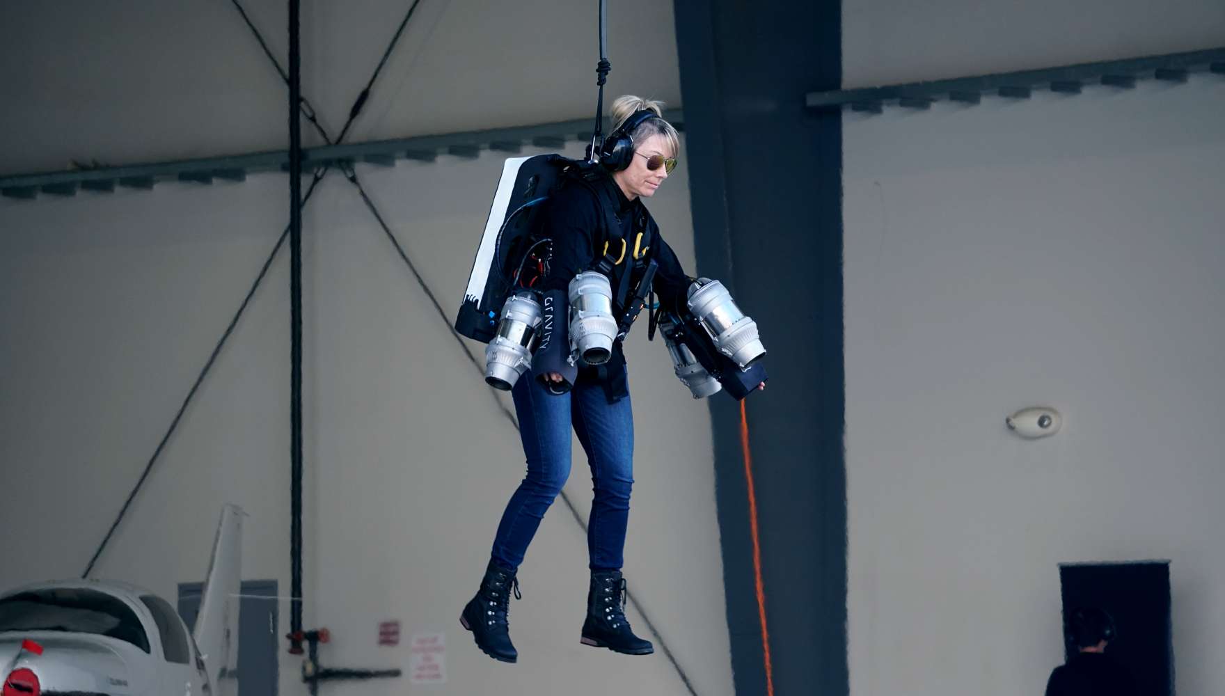 Richard with Jet Suits Richard with Jet Suits
